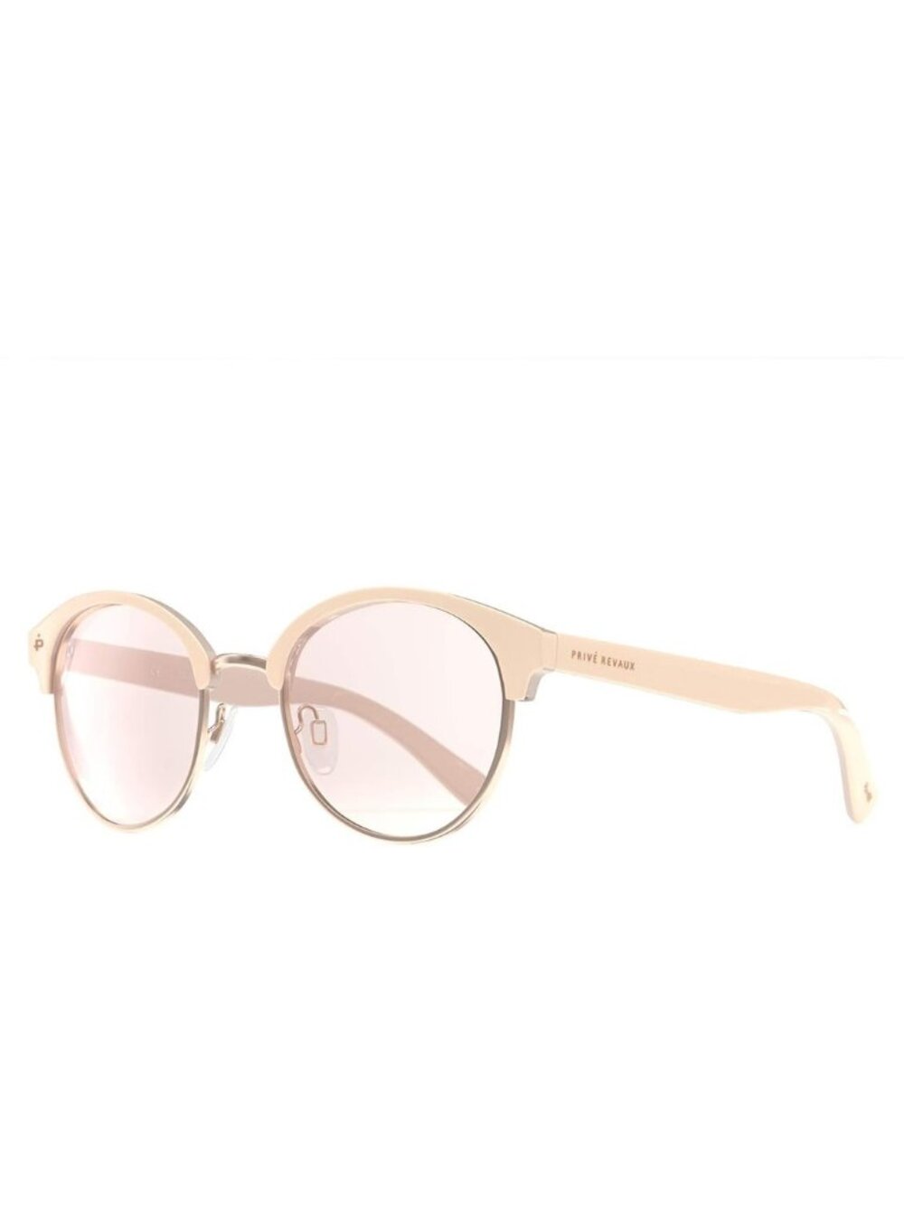 Prive Revaux Angelou Unisex Round Designer Reading Glasses in Ivory White 52 mm